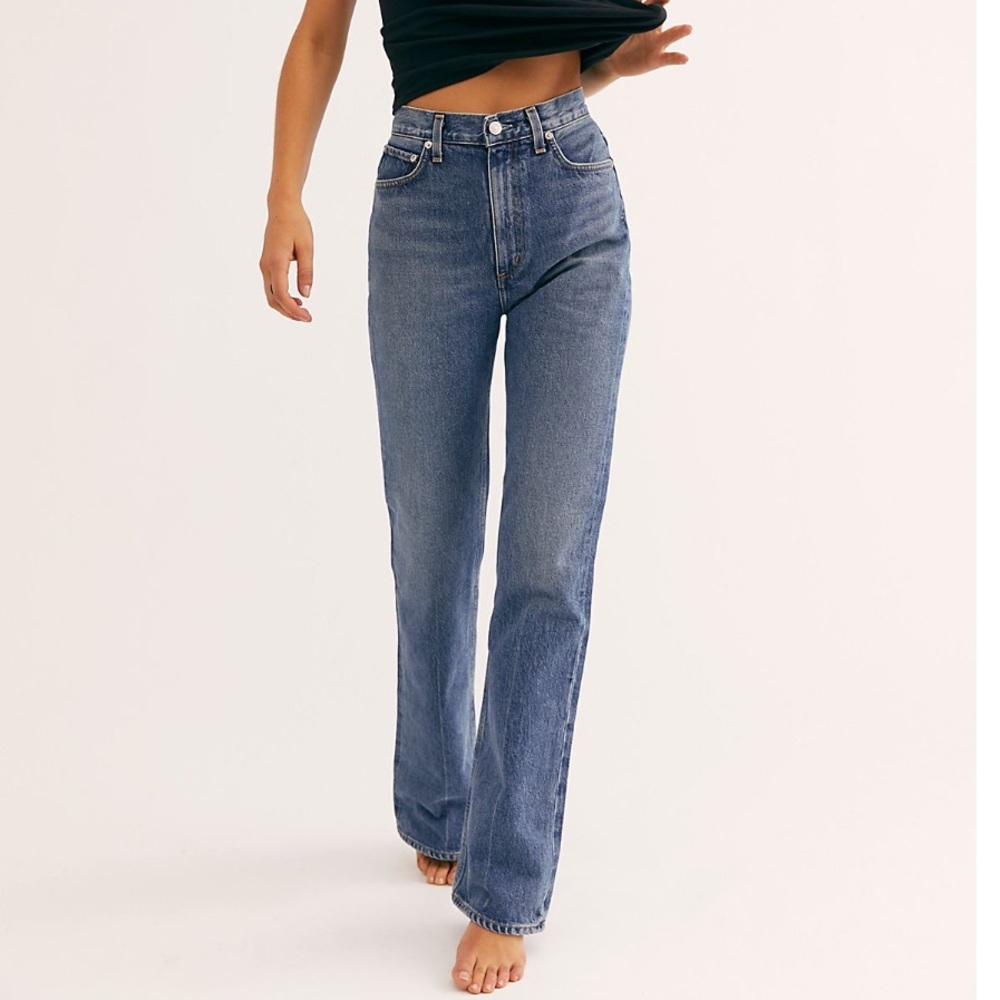 Agolde Vintage Hi Rise Flare Jeans 25 NWT